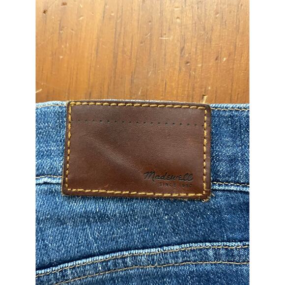 Madewell Distressed Womens Size 26 Jeans Slim Boyjean Stretch Medium Wash - Picture 3 of 12